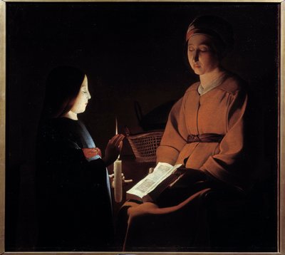 Bakirenin eğitimi. Georges De La Tour