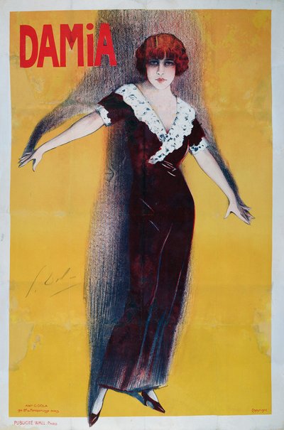 Damia reklam afişleri (1889-1978) by Georges pseudonym of Edmond Vernier Dola