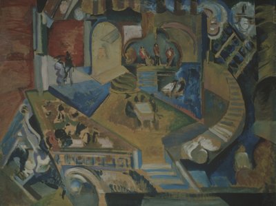 Kafe by Georgy Bogdanovich Yakulov
