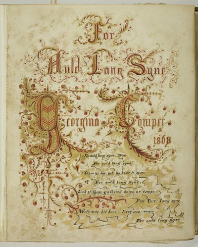 Başlıksız [Auld Lang Syne için], 185568. by Georgina Cowper