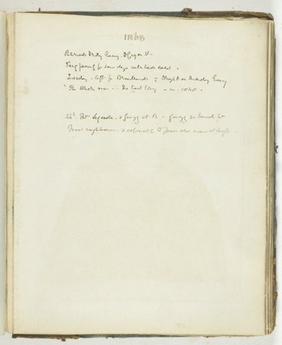 Başlıksız [Broadlands ile ilgili metnin sayfası], 1868. by Georgina Cowper