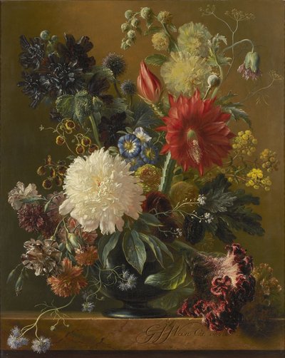 Natürmort by Georgius Jacobus Johannes van Os