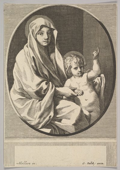 Bakire ve Çocuk. by Gerald Valck