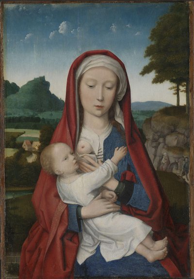 Madonna ve Çocuk, c.1510-20 (panel üzerine yağlıboya) by Gerard (attr. to) David