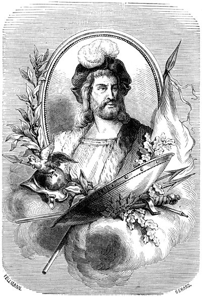 Pierre Terrail de Bayard, 16. yüzyıl Fransız askeri, 1882-1884. by Gerard