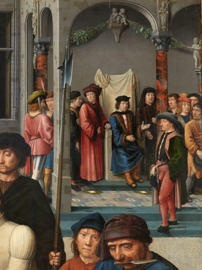 Sisamnes'in Yüzülmesinin Detayı by Gerard David