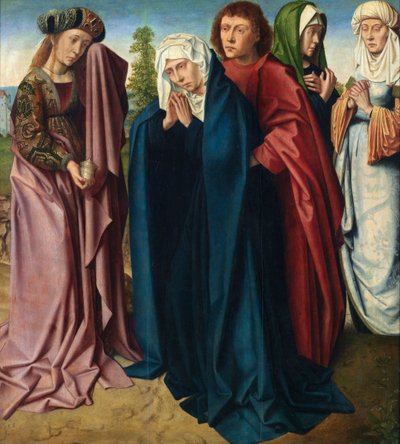 Kutsal Kadınlar (panel üzerine yağ) by Gerard David