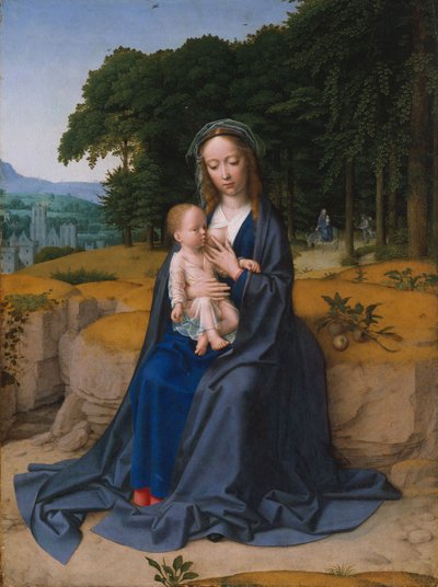 The Rest on the Flight into Egypt, c.1512–15 (oil on wood) by Gerard David