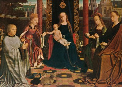 Azizler ve Donör ile Bakire ve Çocuk, 1510, 1909 by Gerard David