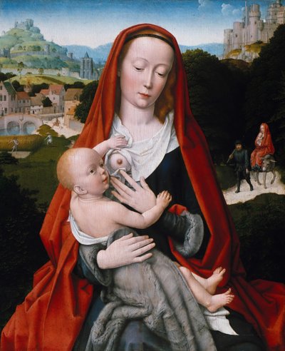 Bakire ve Çocuk, c. 1490 by Gerard David