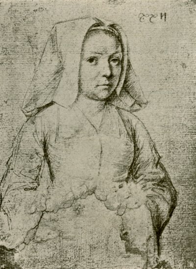 Genç kadın, 15. yüzyıl sonu ve 16. yüzyıl başı, 1908. by Gerard David