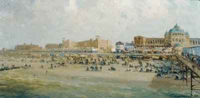 Kurhaus tarafından Scheveningen Plajı