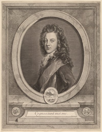 James III, Galler Prensi by Gerard Edelinck after François de Troy