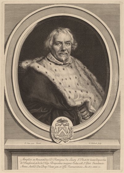 Remi Du Laura by Gerard Edelinck after Jacob van Oost II