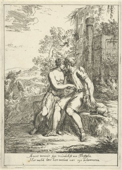 Aminta en Thestylis by Gerard Hoet (I)