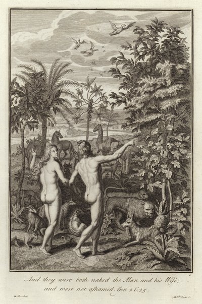 Adem ve Havva by Gerard Hoet