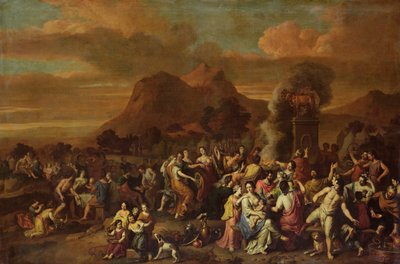 Altın buzağının hayranlığı by Gerard Hoet