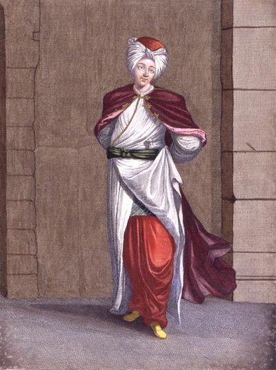 Çelebi, genç bir Türk beyi by Gerard Jean Baptiste Scotin