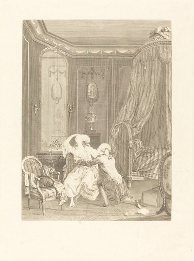 Geç tövbe by Gerard Rene Le Vilain after Nicolas Lavreince