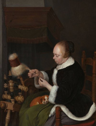 döndürücü, 1652 by Gerard Ter Borch the Younger