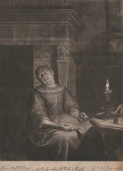 Oturmuş Uyuyan Terzi by Gerard Valk