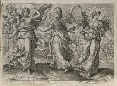 Melekler Taedkiel, Piel ve Mittaron by Gerard de Jode