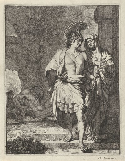 Aeneas en de Sibil van Cumae by Gerard de Lairesse