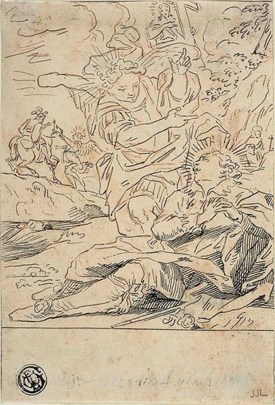 Azize Görünen Melek by Gerard de Lairesse