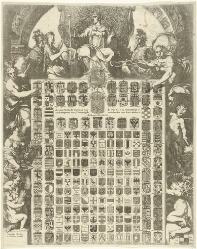 Alegorik bir çerçevede Prens William III