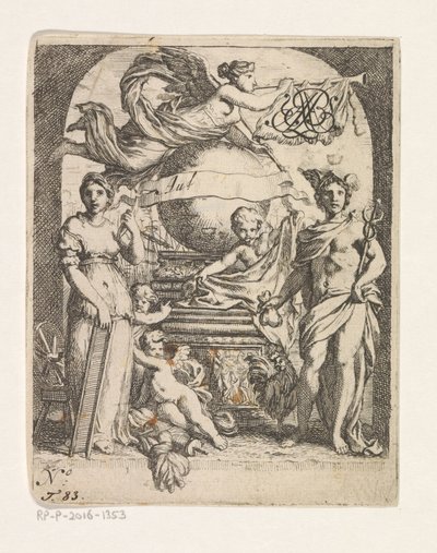 Merkür ve Dokuma Sanatı by Gerard de Lairesse