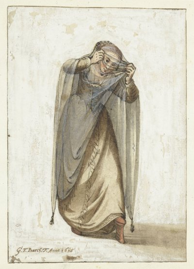 Venedik fahişesi by Gerard ter Borch (I)