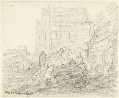 Geceleri sebze pazarı by Gerard ter Borch (II)