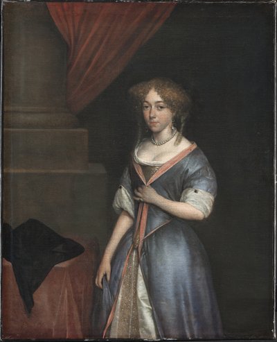 Bir Bayan Portresi by Gerard ter Borch