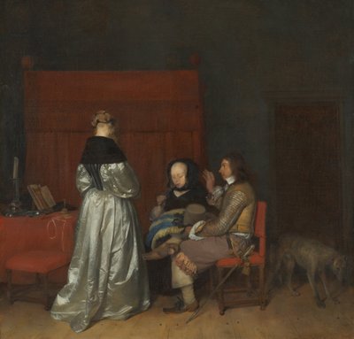 Baba Öğretisi olarak bilinen Gallant Sohbeti by Gerard ter Borch