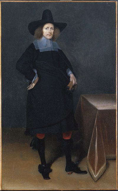 Bir beyefendi portresi by Gerard ter Borch