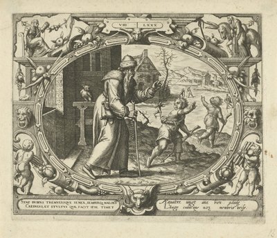 Adam seksen yaşında İnsanın On Çağı (dizi adı) by Gerard van Groeningen