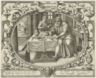 Adam elli yaşında İnsanın On Çağı (dizi adı) by Gerard van Groeningen