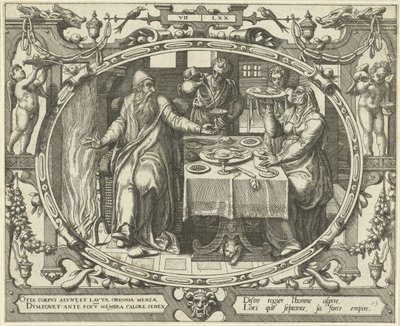 Adam yetmiş yaşında İnsanın On Çağı (dizi adı) by Gerard van Groeningen