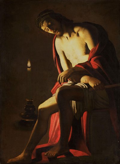 Soğuk Taş Üzerindeki İsa by Gerard van Honthorst (copy after)