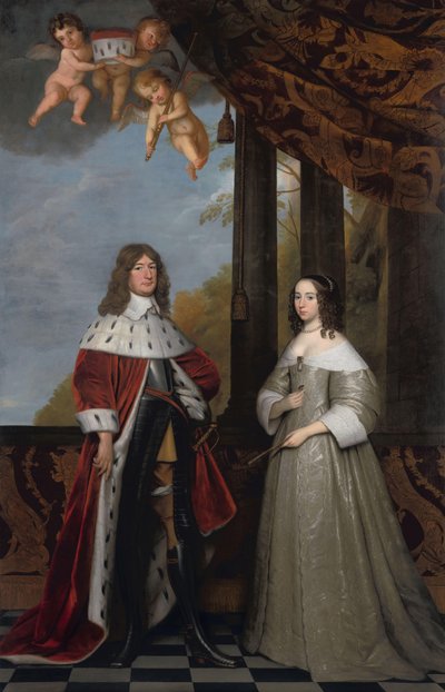 Friedrich Wilhelm (1620-88), Brandenburg Seçmeni ve Karısı Louise Henriette (1627-67), Orange-Nassau Kontesi