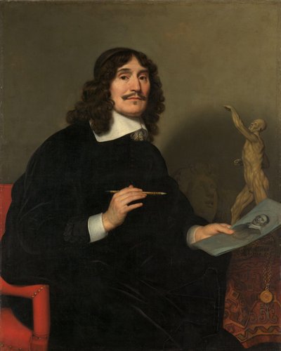 Bir Sanatçının Portresi by Gerard van Honthorst