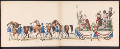Leiden Öğrencilerinin Maskeli Balosu, 1870 (levha 15) Leiden öğrenci birliği üyeleri tarafından 7 Haziran 1870