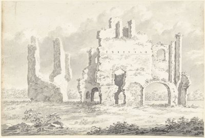 Rijnsburg Manastırı Harabeleri by Gerardus Johannes Verburgh