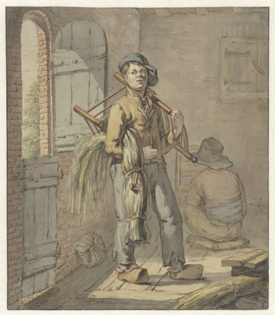 Başkanlar bir kulübede iş başında by Gerardus Laurentius Keultjes