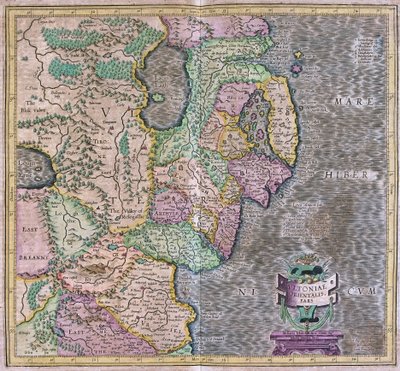 Doğu İrlanda by Gerardus Mercator