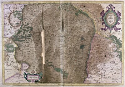 Fransa (gravür by Gerardus Mercator