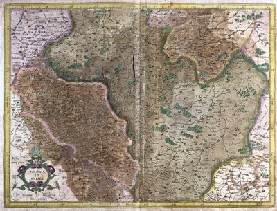 Polonya (gravür by Gerardus Mercator