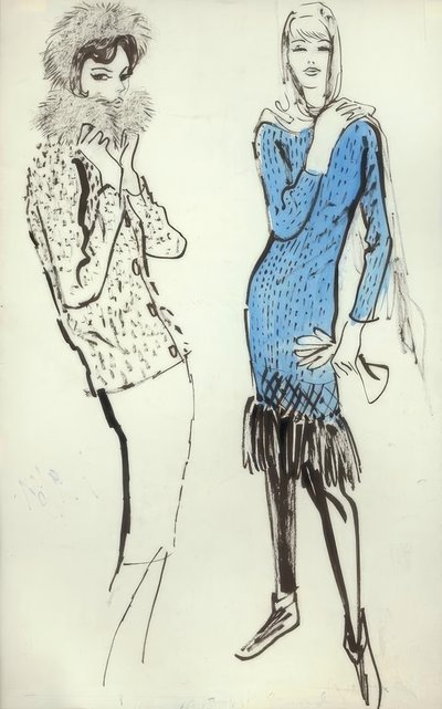 Püsküllü kostüm ve elbise / G. Hartung by Gerd Hartung