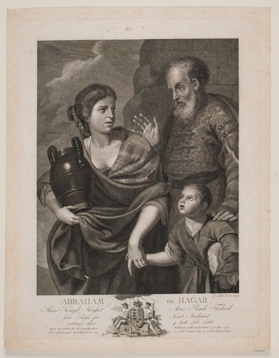 İbrahim ve Hacer by Gerhard Ludvig Lahde