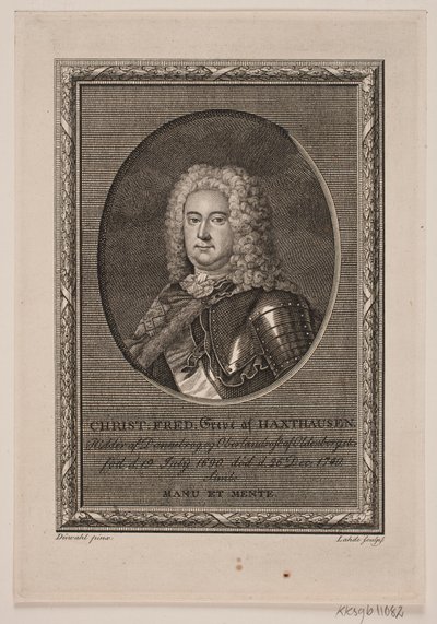 Haxthausen Christian Frederik Kontu by Gerhard Ludvig Lahde